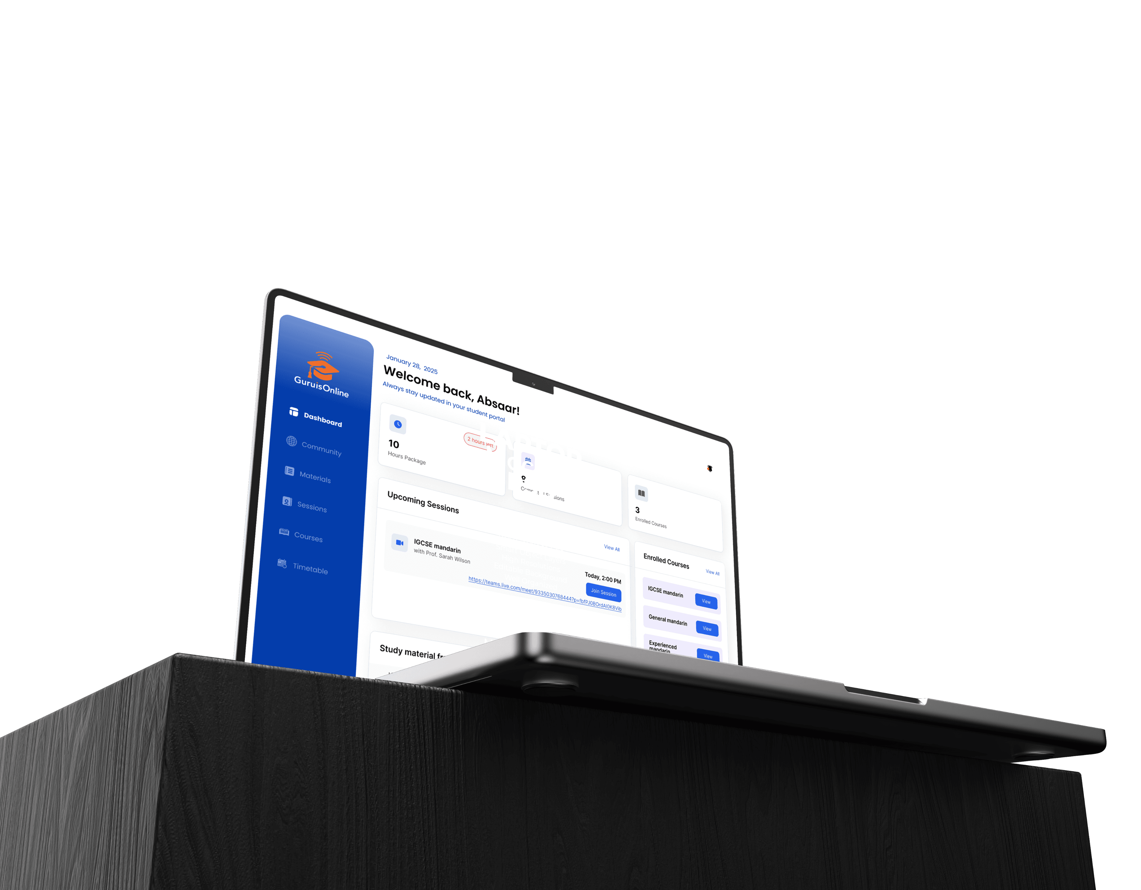 GurulsOnline Dashboard